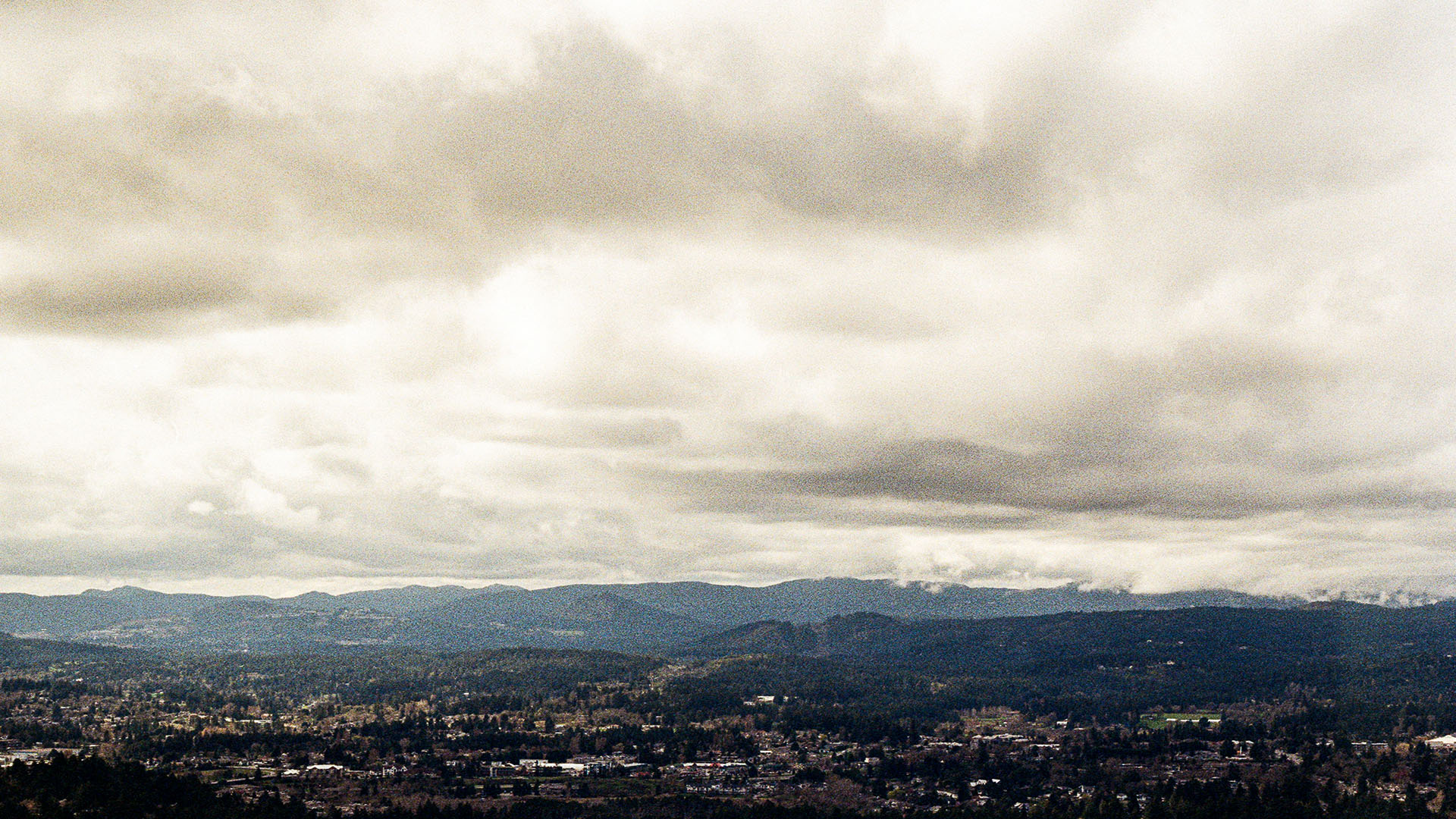 View from Mount Douglas, Victoria, British Columbia.